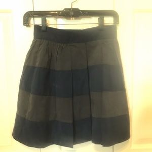 BCBG striped miniskirt